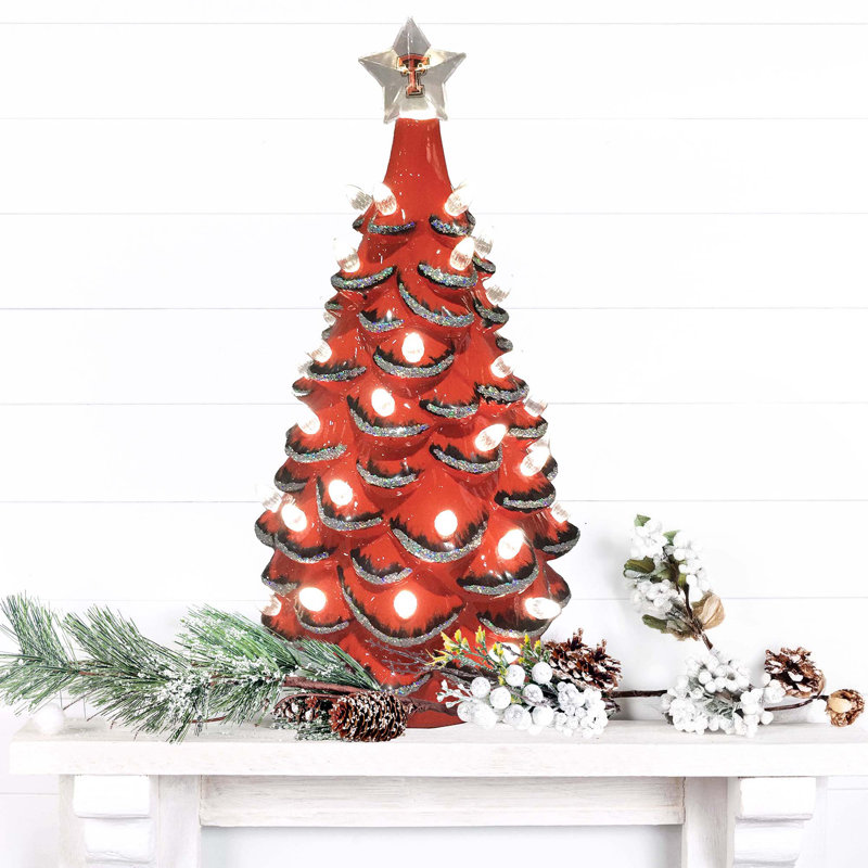 Arbre en céramique NCAA College Spirit, Red Raiders de Texas Tech