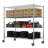 4-Shelf 48"W x 24"D Heavy Duty Adjustable Wire Shelving Unit with Casters-1179369839-1179369833