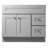 Brookings 36 Inch Bathroom Vanity, Shaker, Solid Wood, Fully Assembled, Sherwin Williams® Gray – Design House, 215749-98554963