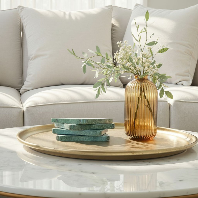 Ensemble de 4 sous-verres Evergreen