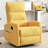 Manual Recliner Chair With Rocker And Swivel In Fabric For Living Room-274270109