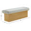 Banc en chenille et bois Trudy-1229495549