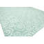 Wool Geometric Area Rug in Light Blue-203134959