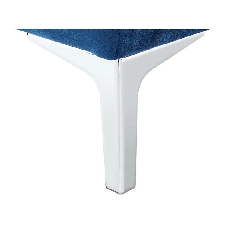 Elise Grey 1 Seater Accent Chairs, Blue