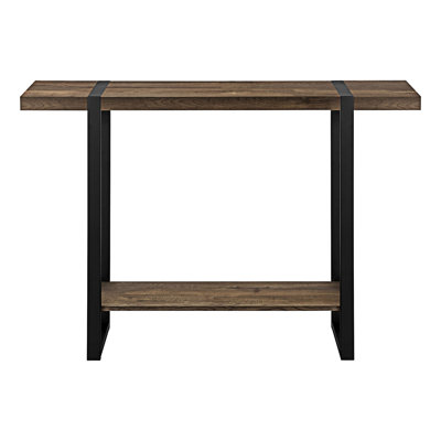 Console Table With Open Shelf
