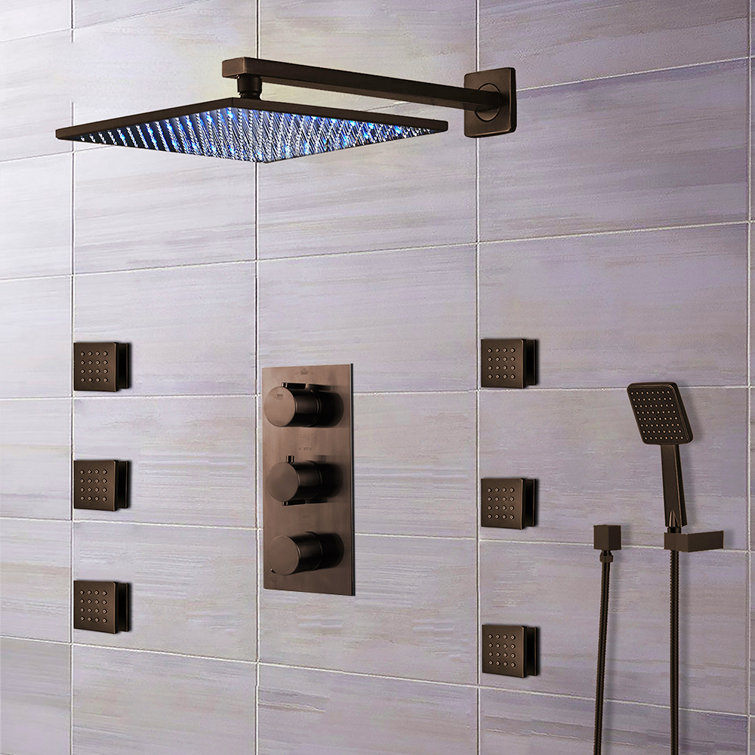 Premium Complete Shower System with Rough in Valve Ultimate Luxury Performance