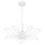 Luminaire suspendu blanc sable 3 lumières Kersten