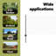 vidaXL Fence with Post Segment Outdoor Barrier Garden Terrace Divider Boundary-114618599-114618603