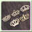100pcs Crown Shape Wood Slices 32mm