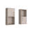 2-Pc Wall-Mounted Bathroom Medicine Cabinet With Open And Closed Storage-460512213