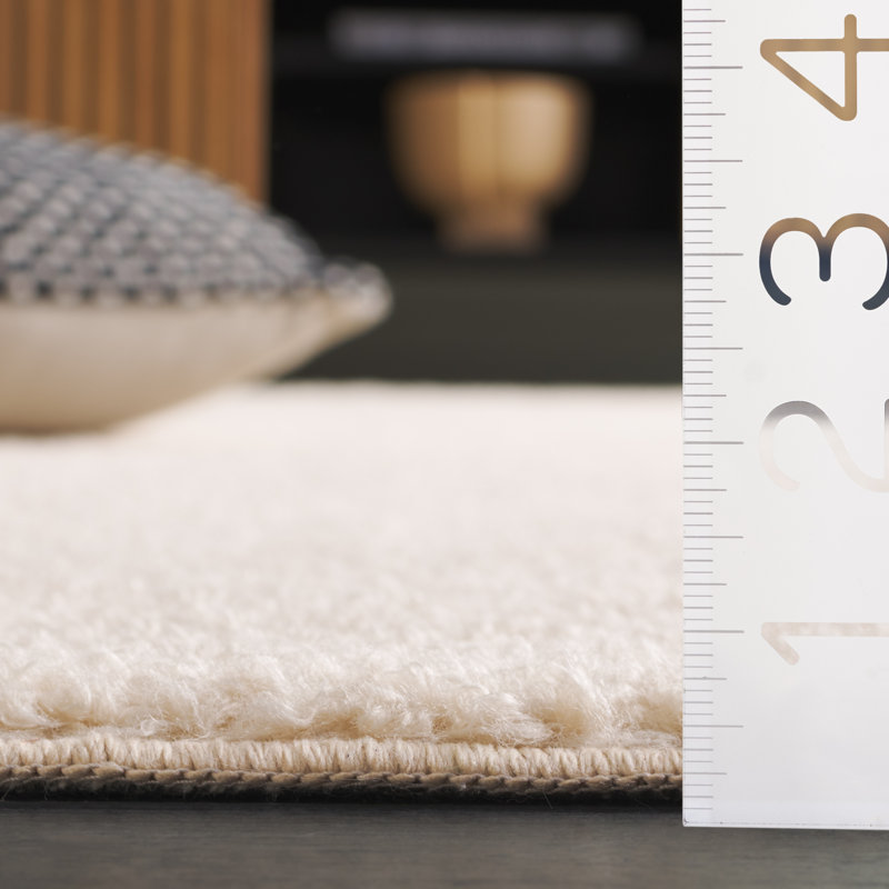 Boucle 100 Performance Machine Washable Solid Color Rug, Rectangle 5' x 7'