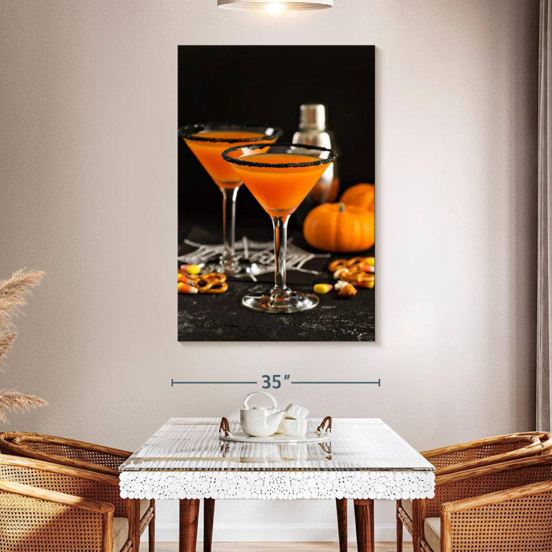 Yarlin Pumpkin Martini Cocktail, 30" H x 20" W