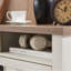 Farmhouse Nightstand, Beside Table With Barn Door, Modern End Side Table With Storage For Bedroom, Office