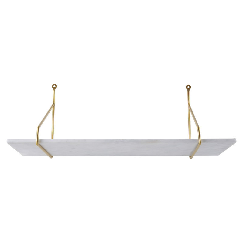 Roisin Stone Bracket Shelf, White