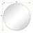 Wall Mirror 36 Inch  Circular Mirror Metal Framed Mirror Round Vanity Mirror Dressing Mirror, For Bathroom, Living Room, Bedroom Wall Decor-2124872199-2124872205