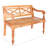 Batavia Bench Entryway Bench with Back for Hallway Solid Wood Mahogany-1691036397-1661524408