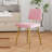 Modern Upholstered Dining Chairs Set of 2, PU Leather Kitchen Chairs with Padded Seat & Backrest, Mid-Century Modern Side Chairs with Metal Legs, Armless Accent Chairs for Dining Room, Kitchen, Living Room, Bedroom, Apartment-940580311