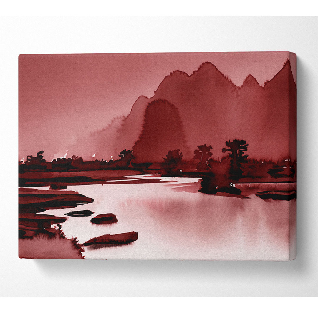 Red Mountain Paradise - Kunstdrucke auf Leinwand - Wrapped Canvas