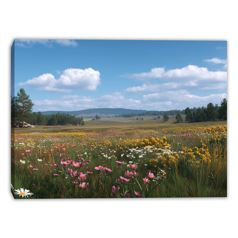 Endless Prairie Light Wrapped Canvas Wall Art, 24"H x 36"W x 1.5"D