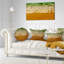 Coussin lombaire seascape waves from green beach eaux