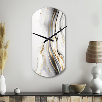 Horloge murale abstraite Steinke
