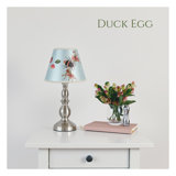15.5cm H Paper Drum Lamp Shade ( Uno ) in Pearl Blue