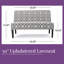Fauteuil d'appoint rembourré Classic Linen - Élégance et confort intemporels-1252394673