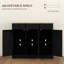 Buffet avec comptoir en bois massif-1197844301