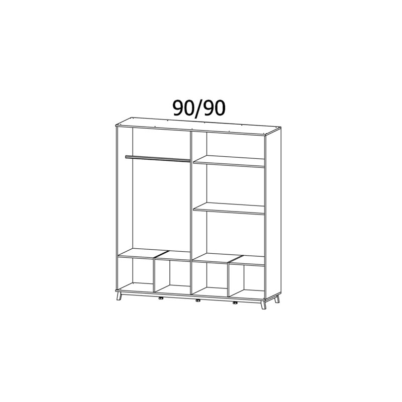 Carlsson 6 Door Wardrobe