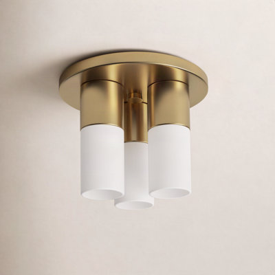 Otto 3 Light Glass Flush Mount