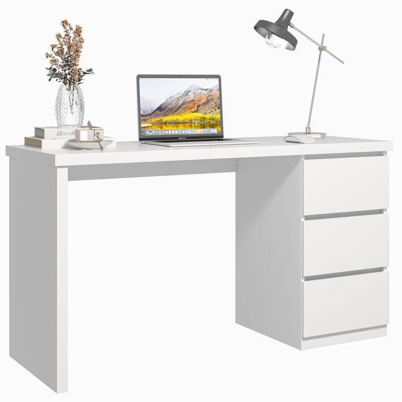 Bureau rectangulaire 54 ", Blanc