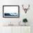 Surfer Riding the Wave in Abstract - Picture Frame Graphic Art Print-55724705-55724710