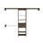 Calveston 1Drawer 4Shelf Closet System Dark Walnut-1213581111-1213581108