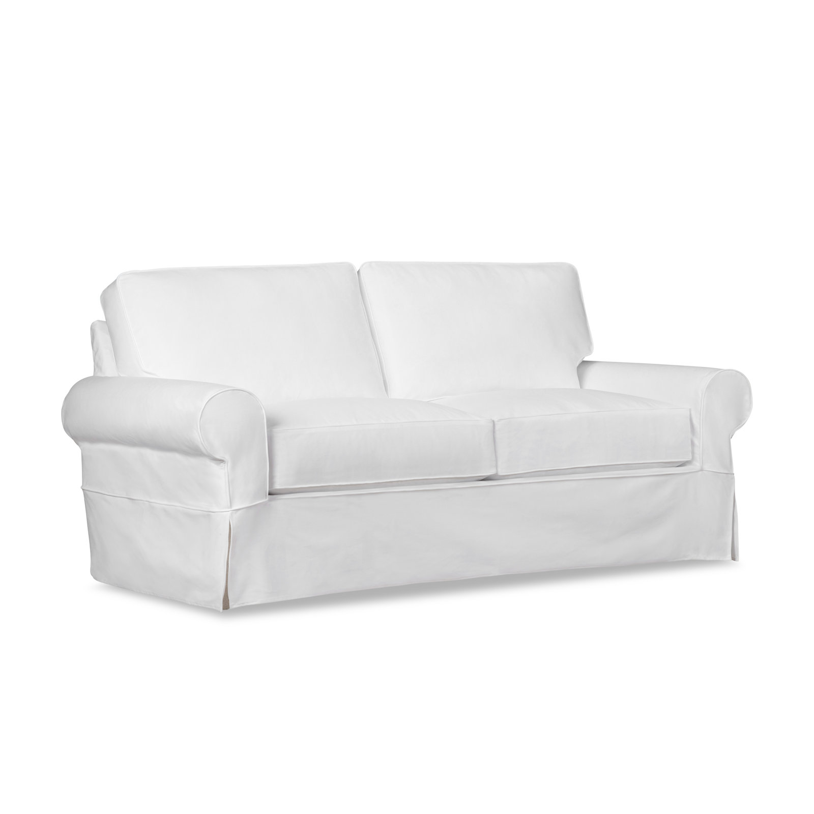 Porter 84'' Slipcovered Sofa, Classic Bleach White Twill