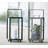 Lighthouse Aluminum/Glass Floor Lantern-55818526-55818528