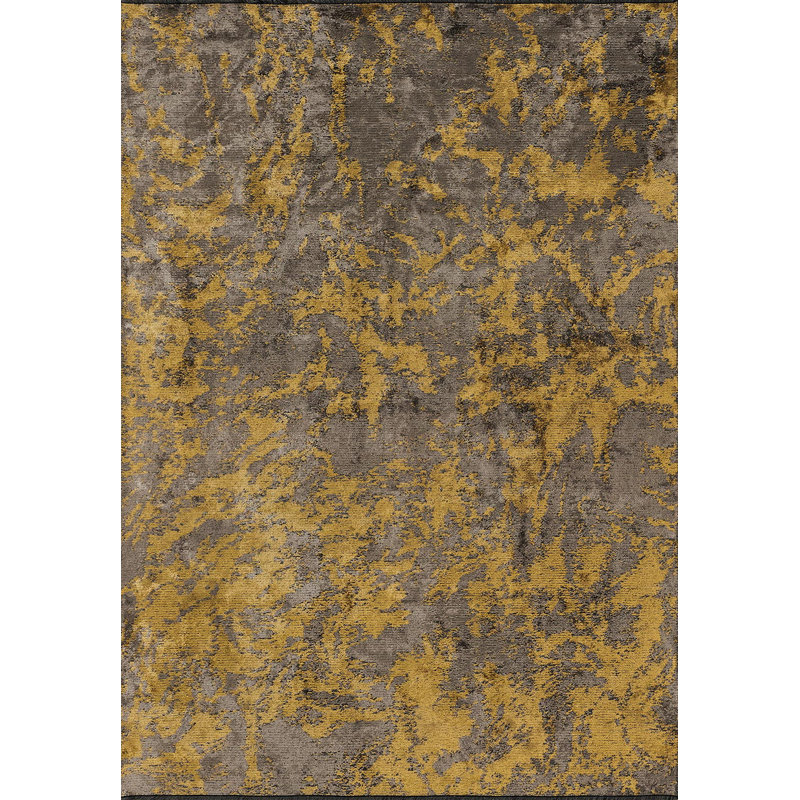 Rapture Abstract Area Rug, Square 9'10"
