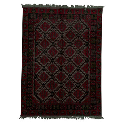 Afghan Wool Southwestern Area Rug