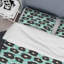 Ensemble de housse de couette en microfibre bleu / noir Phyllisann-1777875807