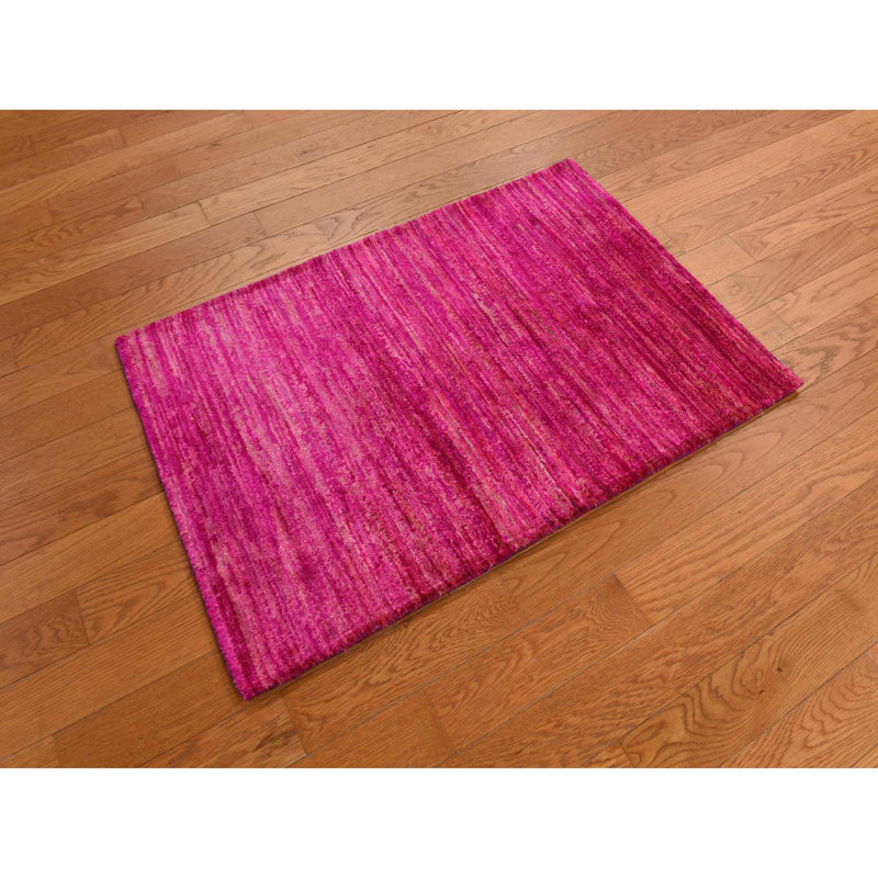 Tapis noué à la main 2 pi 1 po x 3 pi 1 po