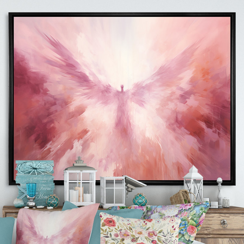 Ascension, aura de Christianisme, art mural Christianisme, Cadre flottant noir, 24" H x 32" W