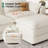 L Shape Sectional Sofa With Ottoman, Modular Sectional Couches For Living  Room, Beige-682451397