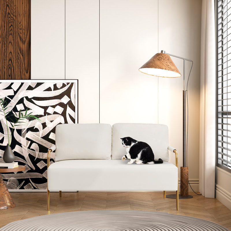 Causeuse Lenaick, Beige