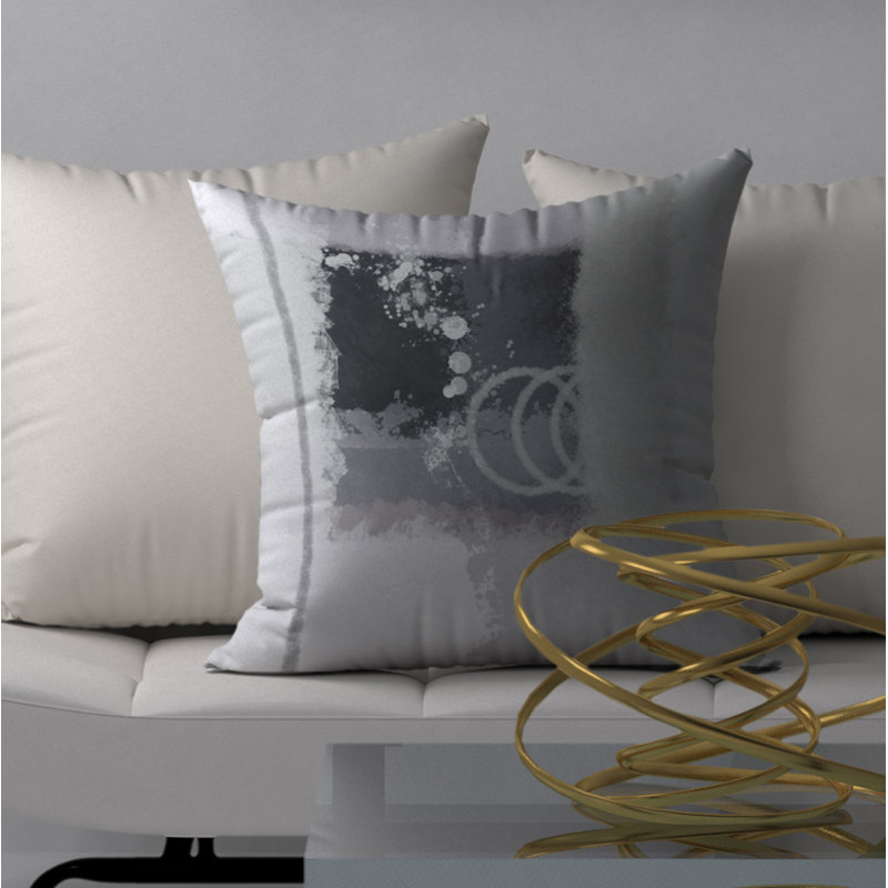 Reversible Throw Pillow, 18" x 18"