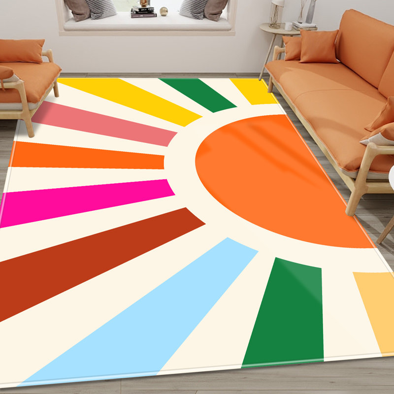 Tapis rectangulaire Tameyah, Rectangle 7 pi 10 po x 9 pi 11 po