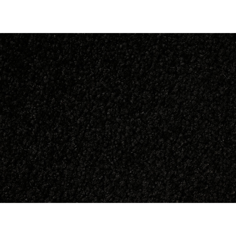 Celise 5 ft. x 6 ft. Basic Utility Area Rug Black, Rectangle 5' x 6'