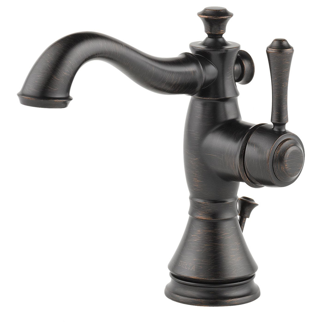 Cassidy™ Single Hole Bathroom Faucet with Drain Assembly Delta