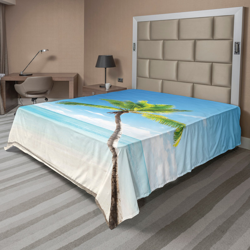 Drap plat Ambesonne, Drap plat pour très grand lit californien