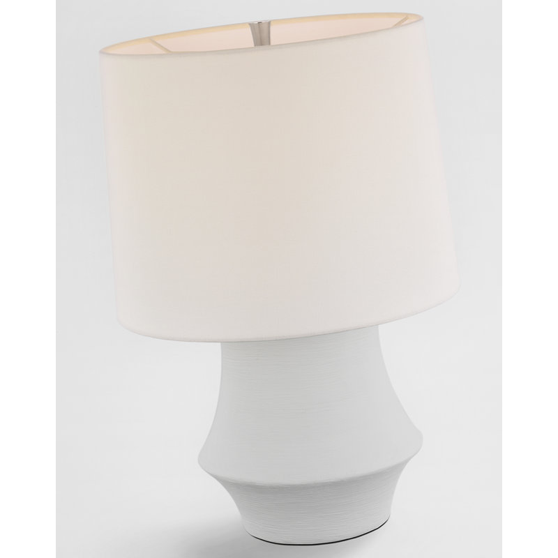 Lakmos Table Lamp, Plaster White