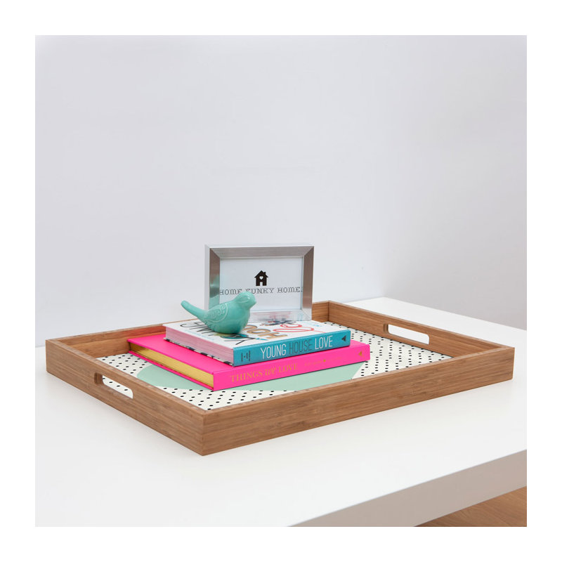 Hello Beautiful Bamboo Accent Tray, Petit