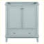 Armoire de salle de bain moderne moderne avec portes et tiroir-105353011